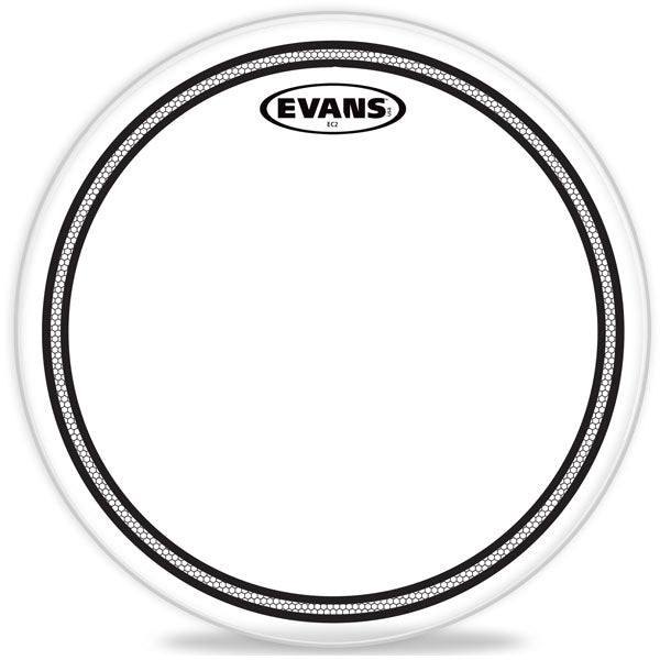 Evans EC2 Tompack, Clear, Standard (12 inch, 13 inch, 16 inch) - Poppa's Music