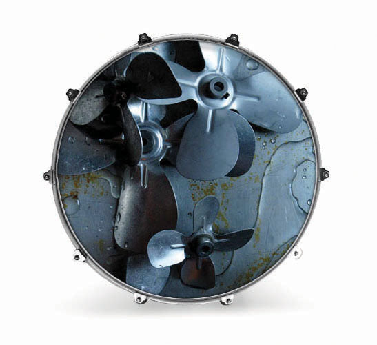 Evans Photography Series Bass Drum Head - Boat Props - Poppa's Music