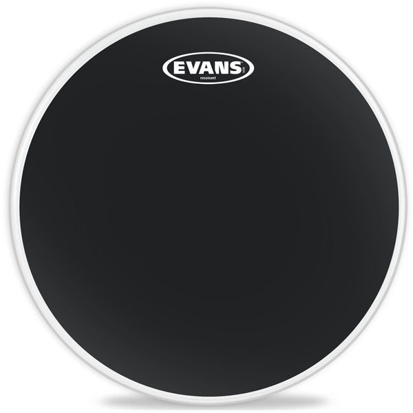 Evans Resonant Black Tom Head - 6 - Poppa's Music