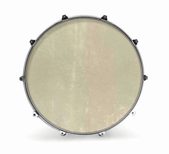 Evans Textures Series Bass Drum Head - Vintage - Poppa's Music