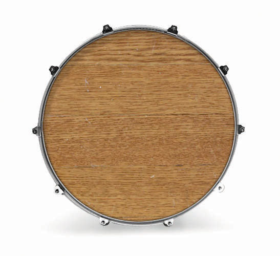 Evans Textures Series Bass Drum Head - Wood 2 - Poppa's Music