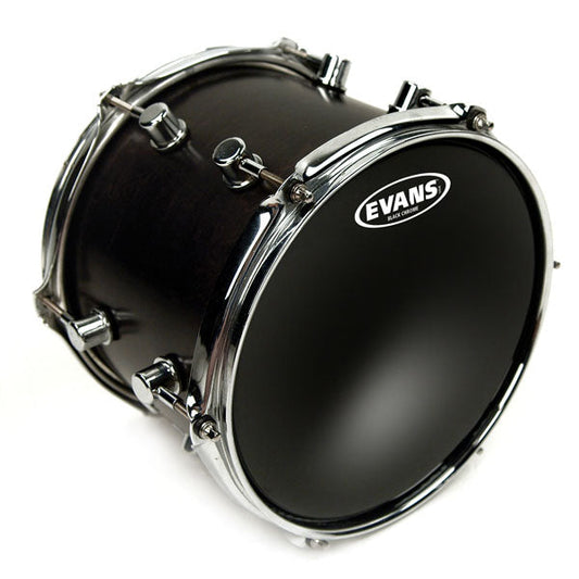 Evans Black Chrome Tom Head - 6 - Poppa's Music
