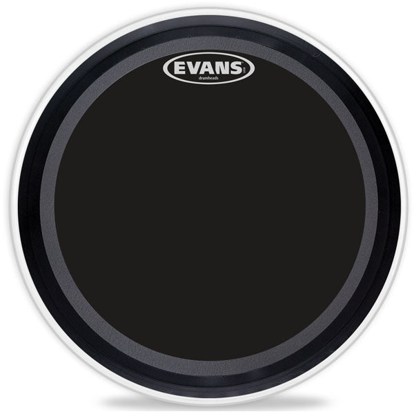 Evans EMAD Onyx Bass Drum Head, 18 Inch - Poppa's Music