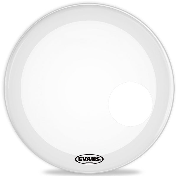 Evans EQ3 Coated White Bass Drum Head - 22 - Poppa's Music