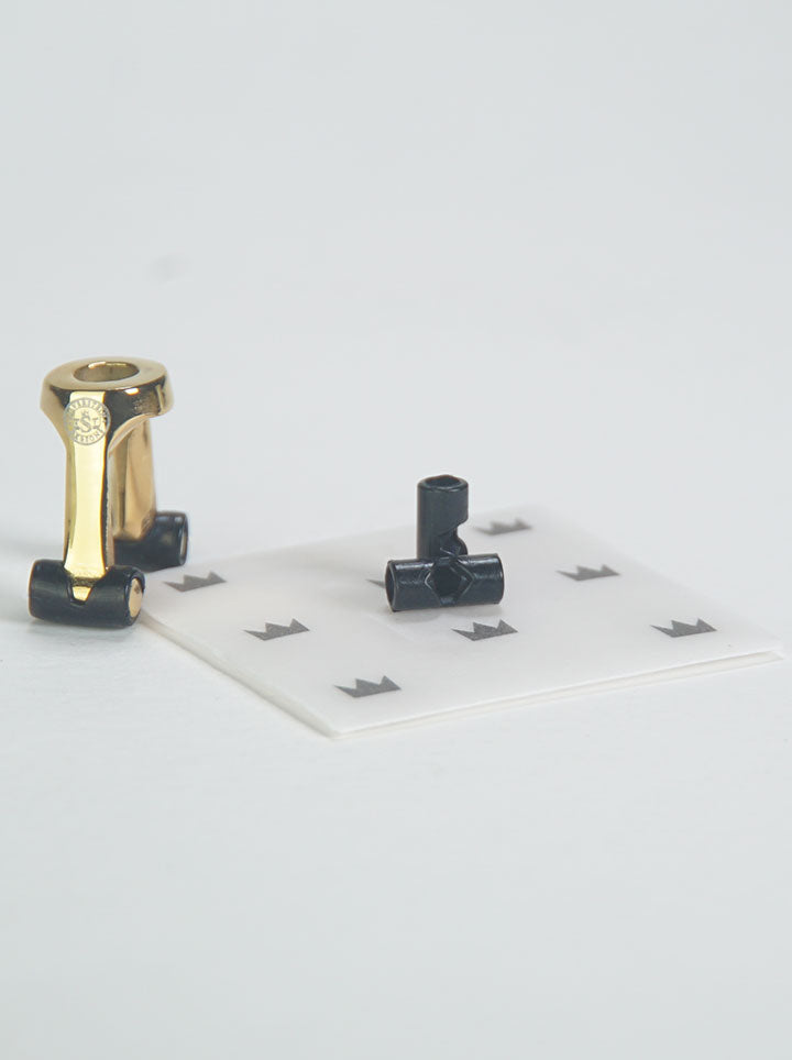 Silverstein Works HEXA Ligature GEN. 5 Champagne Gold Plating - Poppa's Music