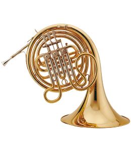 Hans Hoyer Single F French Horn - Clear Lacquer - 3700-L - Poppa's Music