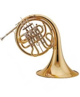 Hans Hoyer Single Bb French Horn - Clear Lacquer - 3702-L - Poppa's Music