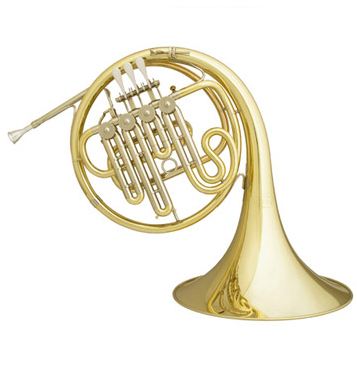 Hans Hoyer Single Intermediate Bb Horn - A-Stop - Clear Lacquer - 704-L - Poppa's Music
