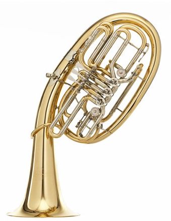 Hans Hoyer Wagner F/Bb Double Tuba - Ball Link - Clear Lacquered - 4826G-L - Poppa's Music
