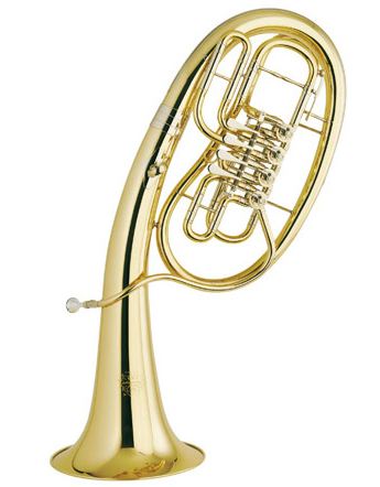 Hans Hoyer Wagner Bb Tuba - Ball Link - Clear Lacquered - 822-L - Poppa's Music