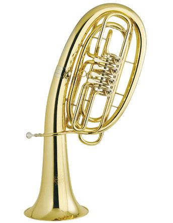 Hans Hoyer Wagner F Tuba - Ball Link - Clear Lacquered - 824-L - Poppa's Music