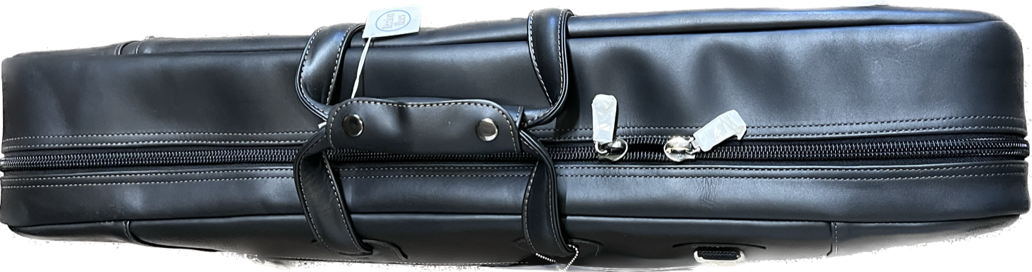 Reunion Blues Black Leather Vintage Basson Case - 750-15 - Poppa's Music
