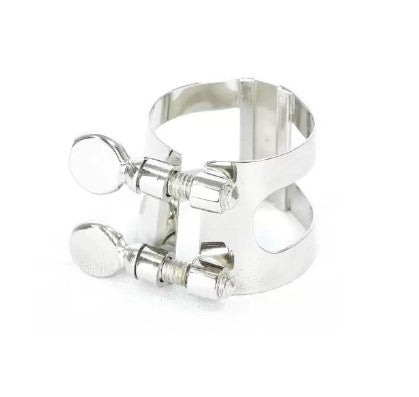 Bonade Alto Clarinet Nickel Ligature Inverted - 2252UN - Poppa's Music