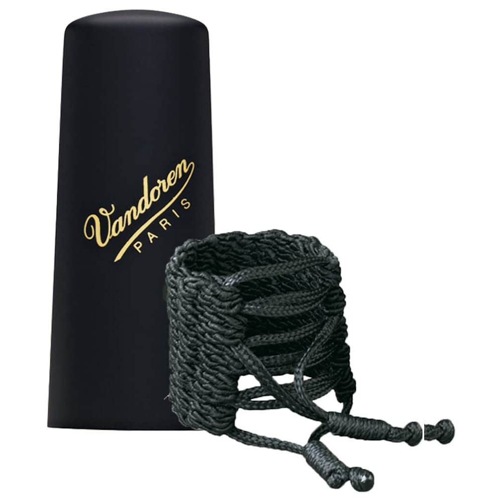 Vandoren Klassik Alto Saxophone Ligature with Plastic Cap - LC37P - Poppa's Music