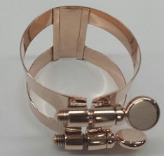 Bonade Inverted Baritone Sax Plated Ligature - Rose Gold- 2256UGP - Poppa's Music