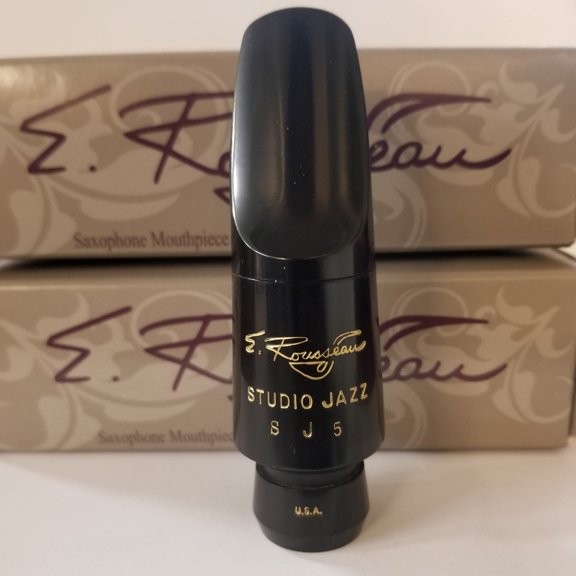 Original E. Rousseau Studio Jazz Tenor Sax Hard Rubber Mouthpiece - Poppa's Music