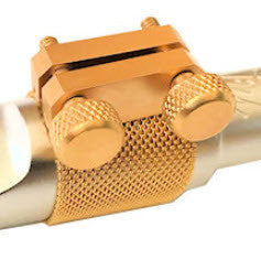 Oleg Ligature # 27 for Slim Metal Saxophone Mouthpieces - Premium Alto Saxophone Ligature from Oleg - Just $180! Shop now at Poppa's Music