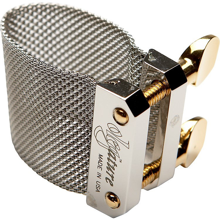 Oleg Bb Clarinet Silver Plated Ligature 01S - Premium Bb Clarinet Ligature from Oleg - Just $210! Shop now at Poppa's Music