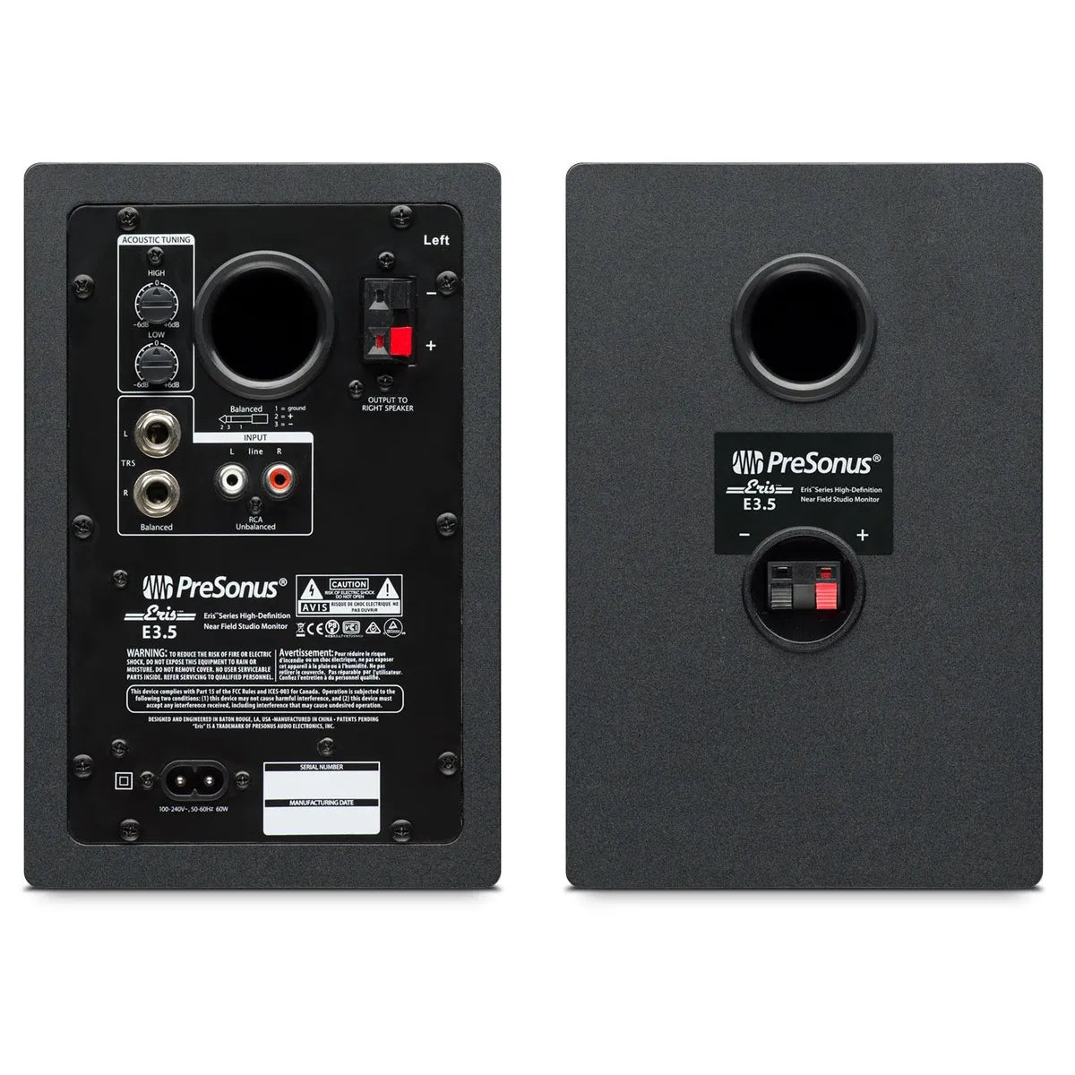 PreSonus Eris E3.5 BT-3.5" Near Field Studio Monitors With Bluetooth - Poppa's Music