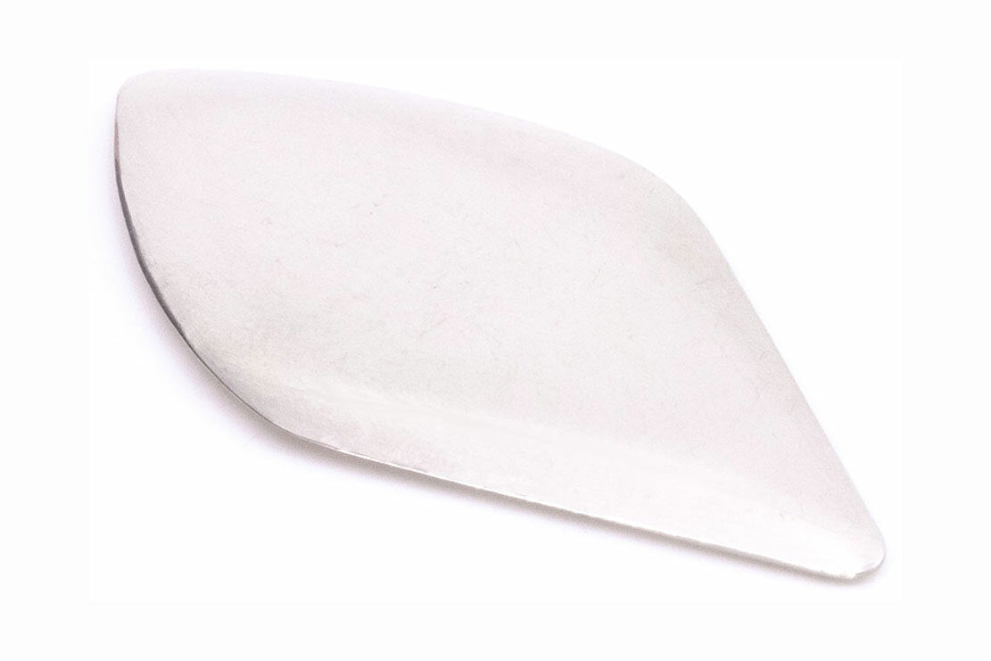 Pisoni Contrabassoon Nickel Silver Plaque - Model 37 - Poppa's Music