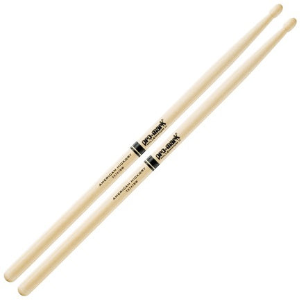 Pro-Mark - Hickory 747B Super Rock Wood Tip Drumsticks - Poppa's Music