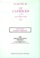 Fr. Kuhlau 12 Caprices Opus 10 bis for Flute Book 1- 524-00432 - Poppa's Music