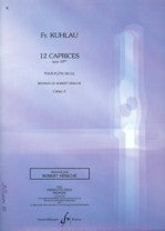 KUHLAU 12 CAPRICES FOR FLUTE BOOK 2 - 524-00433 - Poppa's Music
