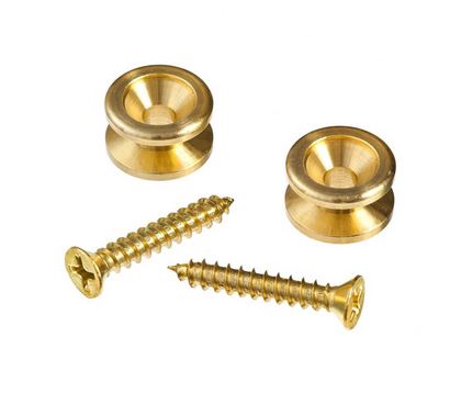 D'addario Planet Waves Solid Brass End Pins - Pair - Poppa's Music