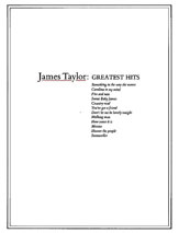 James Taylor :Greatest Hits - Poppa's Music