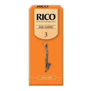 Rico by D'addario Bass Clarinet Reeds Unfiled - 25 Per Box - Poppa's Music