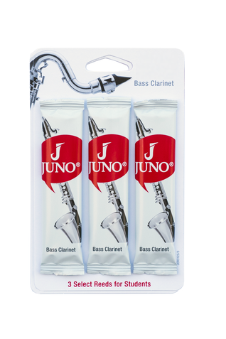 Vandoren Juno Bass Clarinet Reeds - 3 Reed Card - Poppa's Music