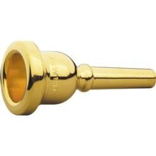 Schilke Gold Plated Small Shank Trombone Mouthpiece - Poppa's Music