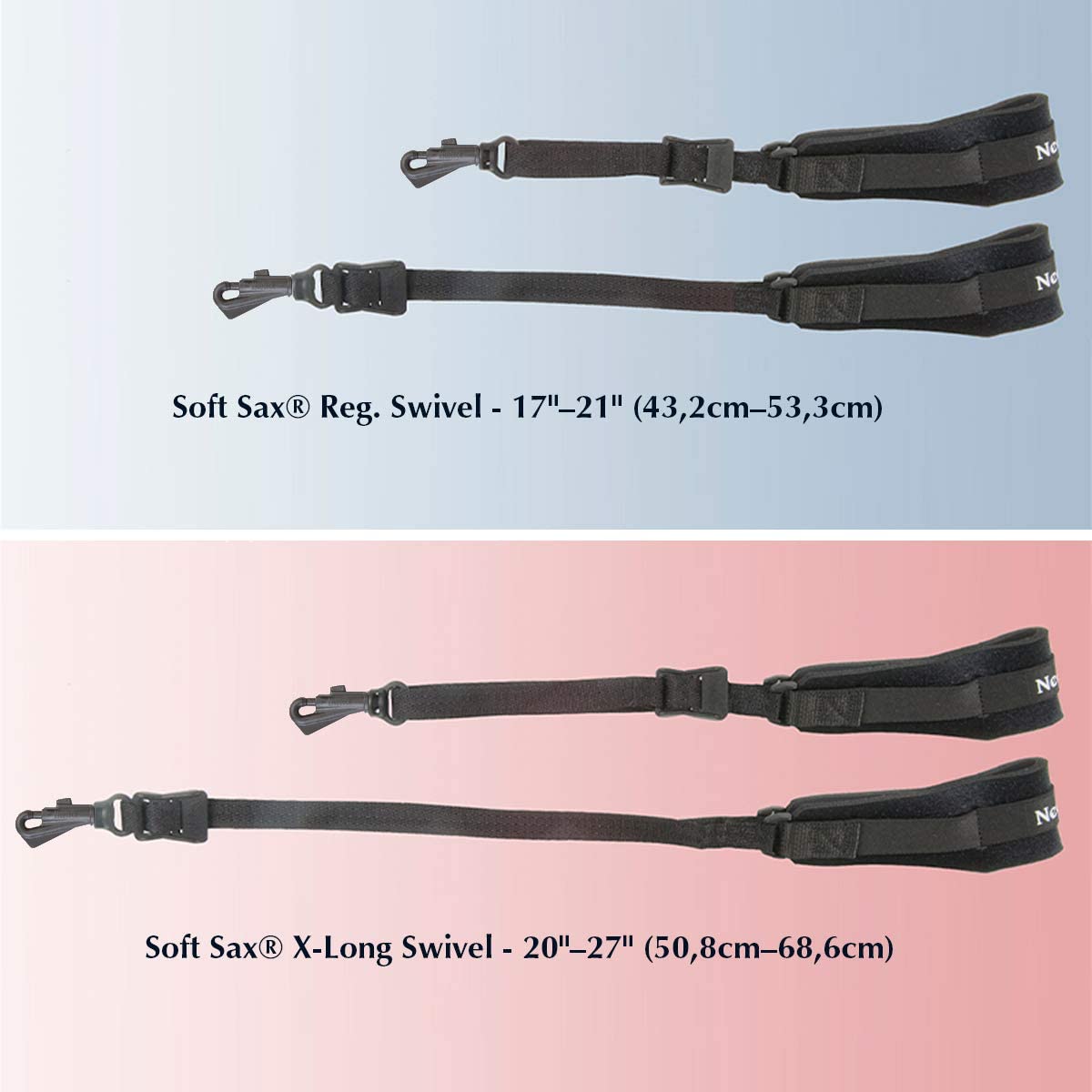 Neotech Soft Strap Swivel Hook Regular Black - 1901162 - Poppa's Music