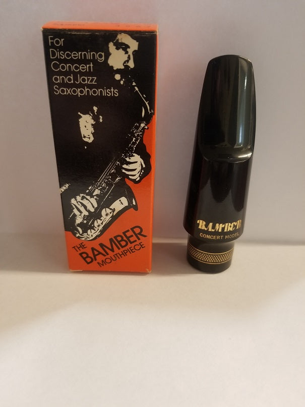 Bamber Concert Hard Rubber Tenor Saxophone Mouthpiece - Premium Tenor Saxophone Mouthpiece from Bamber - Just $150! Shop now at Poppa's Music