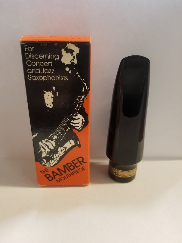 Bamber Jazz Hard Rubber Tenor Saxophone Mouthpiece - Premium Tenor Saxophone Mouthpiece from Bamber - Just $150! Shop now at Poppa's Music