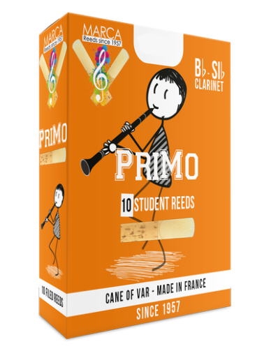 Marca PriMO Bb Clarinet Reeds - 10 Per Box - Poppa's Music