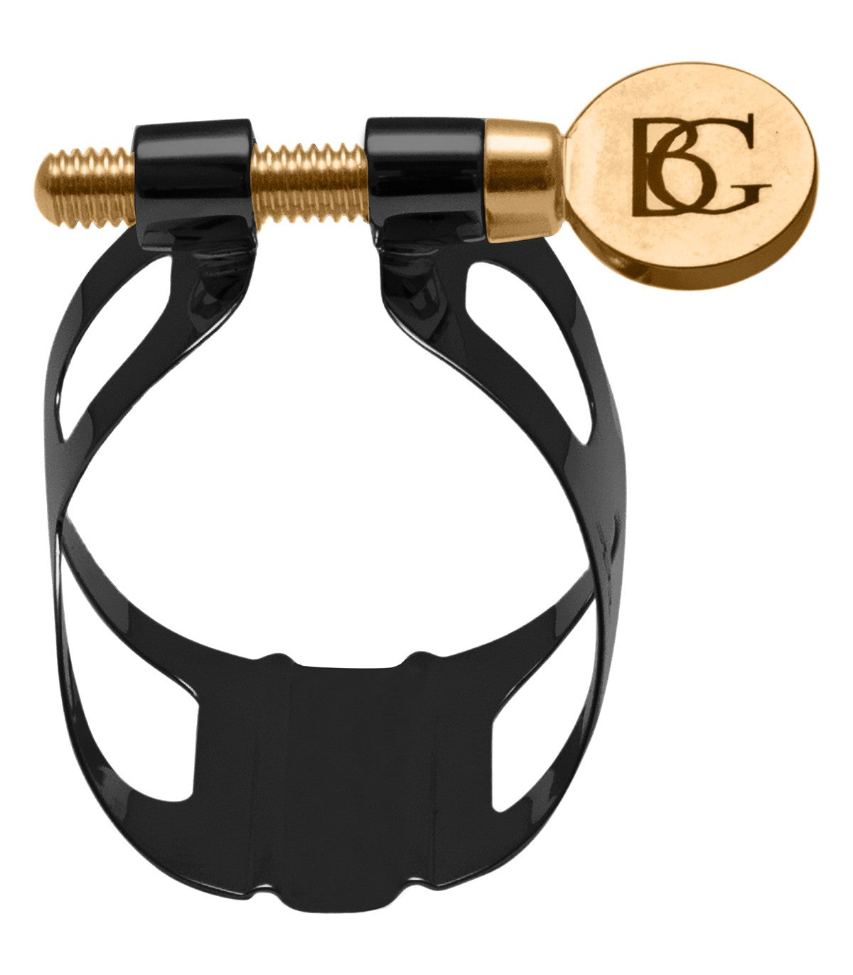 BG France Black Lacquered Tradition Ligature-L3B- LIGATURE ONLY- - Poppa's Music