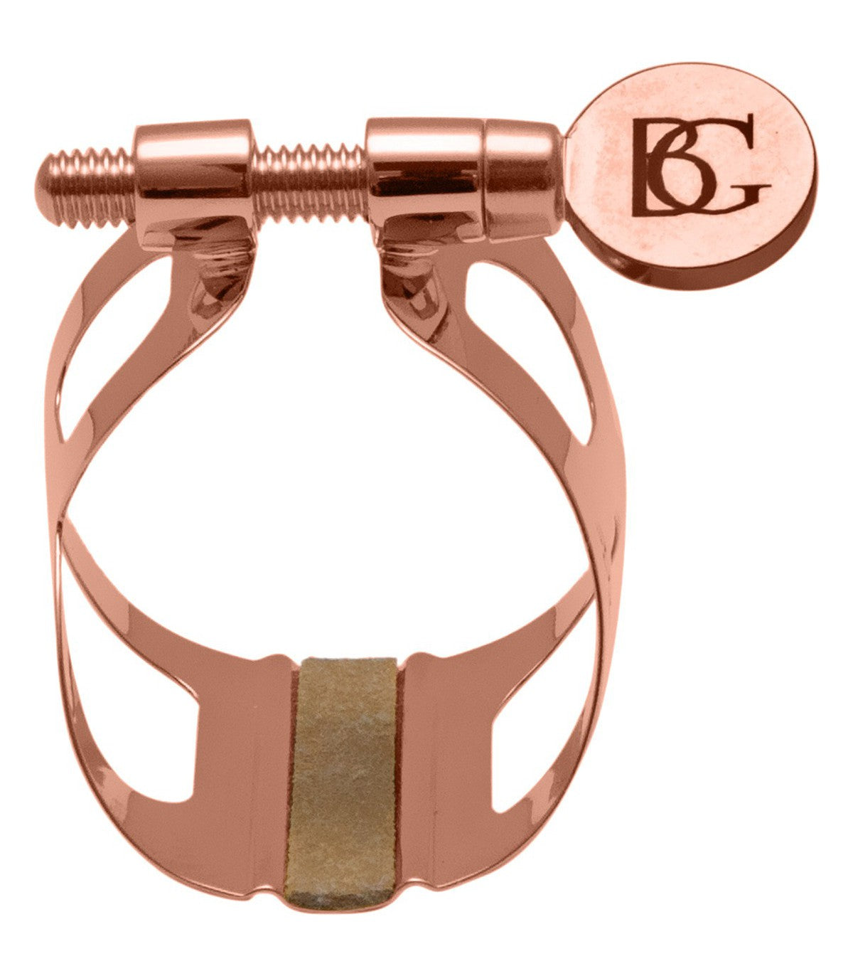 BG France Tradition Rose Gold Bass Clarinet Ligature -L99-LIGATURE ONLY- - Poppa's Music