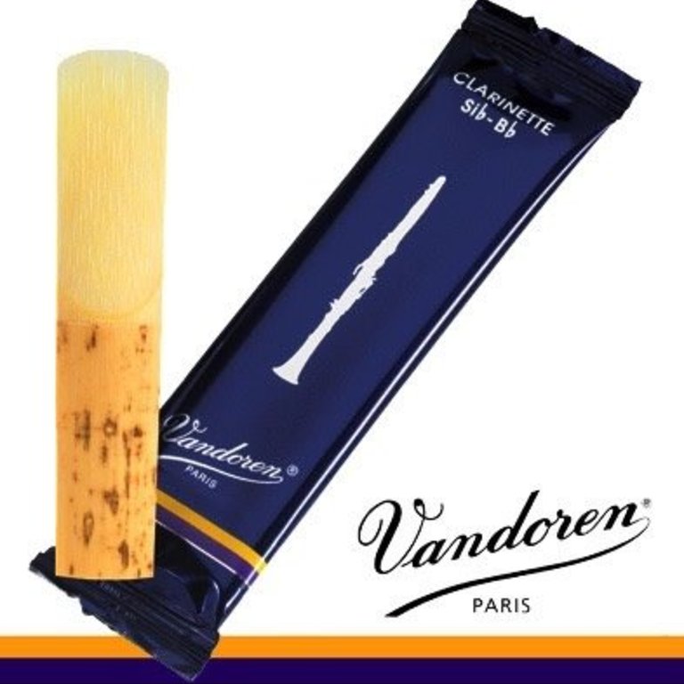 Vandoren Bb Clarinet Traditional Reeds - 10 Per Box - Poppa's Music