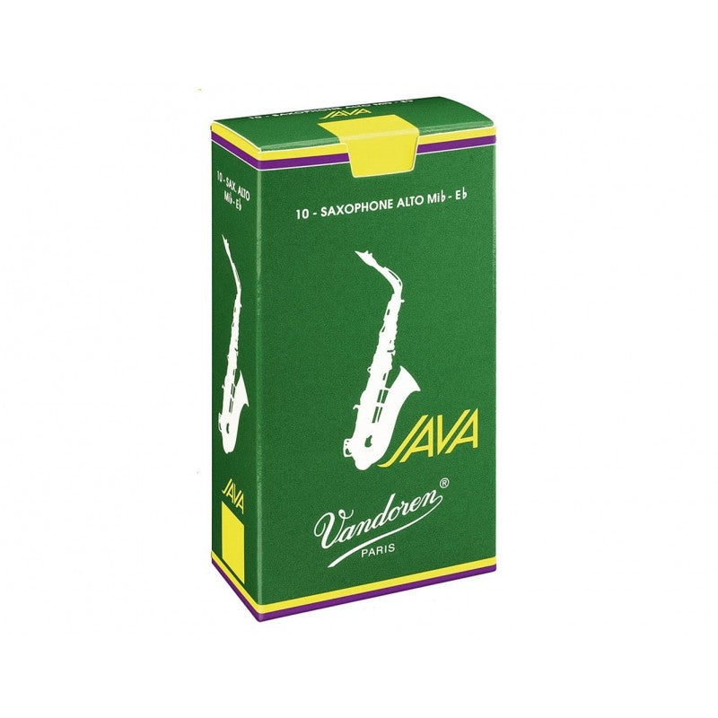 Vandoren Java Green Alto Saxophone Reeds -10 Per Box - Poppa's Music