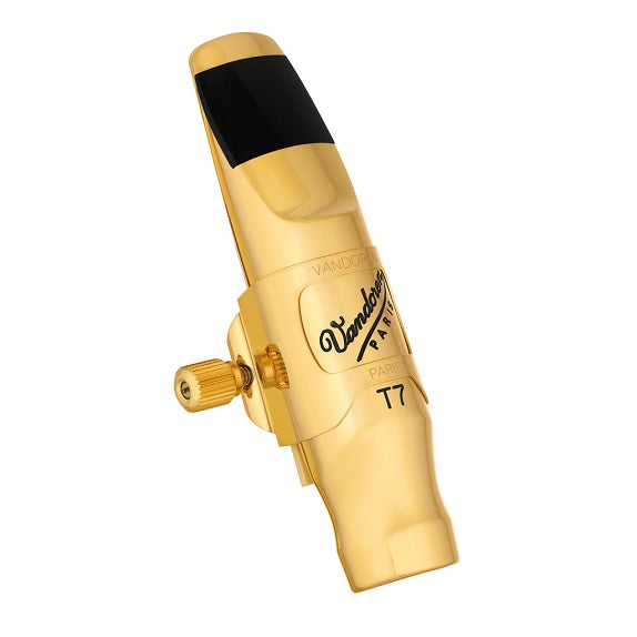 Vandoren V16 Metal Tenor Saxophone Mouthpiece - Medium - Includes Cap and Optimum Ligature - Poppa's Music