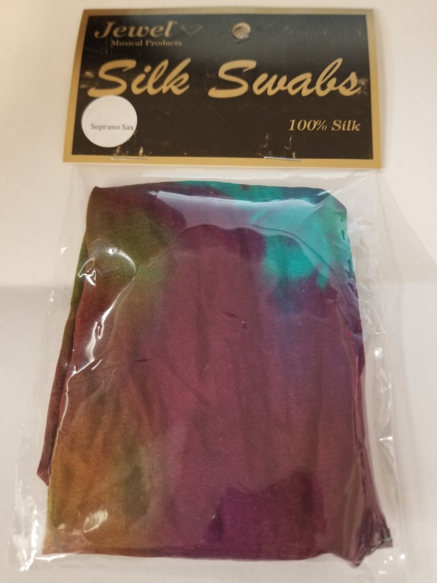 Jewel Tie Dye Soprano Sax Silk Swab - Poppa's Music
