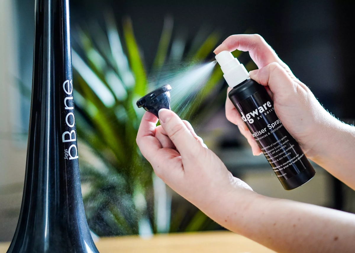 Edgware by BBICO Mouthpiece and Instrument Sanitizer Spray - Premium Sanitizer from Edgware by BBICO - Just $21.95! Shop now at Poppa's Music