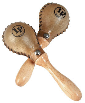 Latin Percussion Mini Rawhide Maracas - LP285 - Poppa's Music