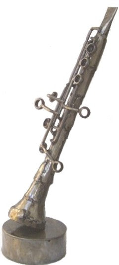 Handmade Metal Fabrication Clarinet - Poppa's Music