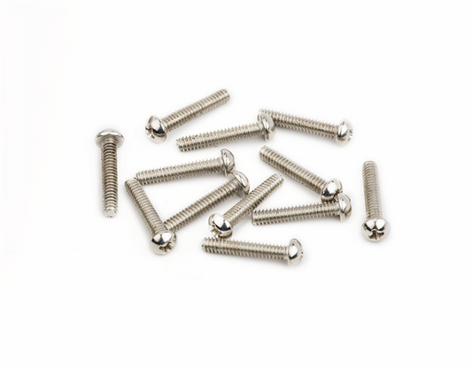 Fender American Vintage Stratocaster® Saddle Intonation Screws, 4-40 X 5/8", Nickel (12) 0015693049