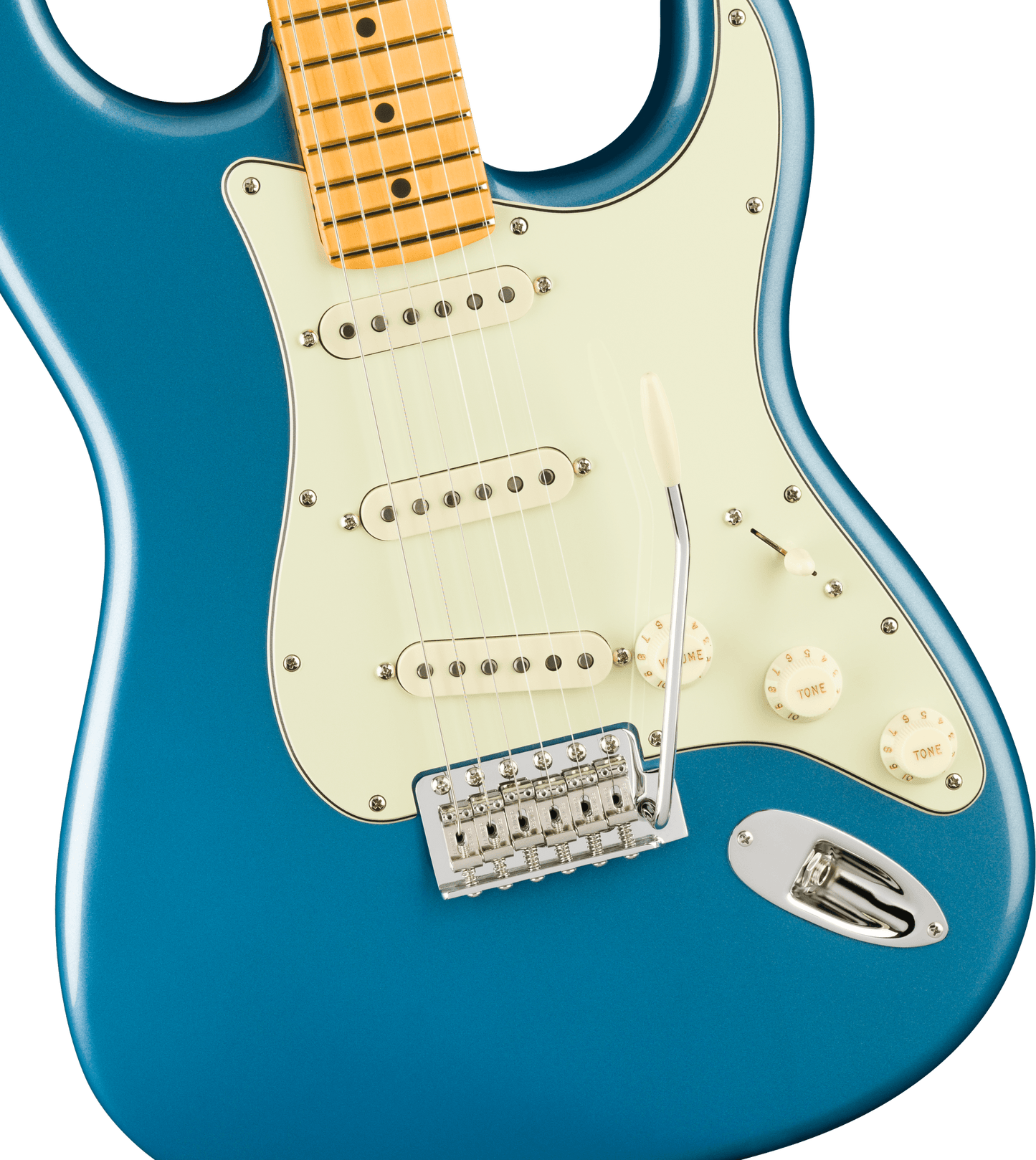 Fender American Professional Classic Stratocaster®, Maple Fingerboard, Faded Lake Placid Blue 0114942379