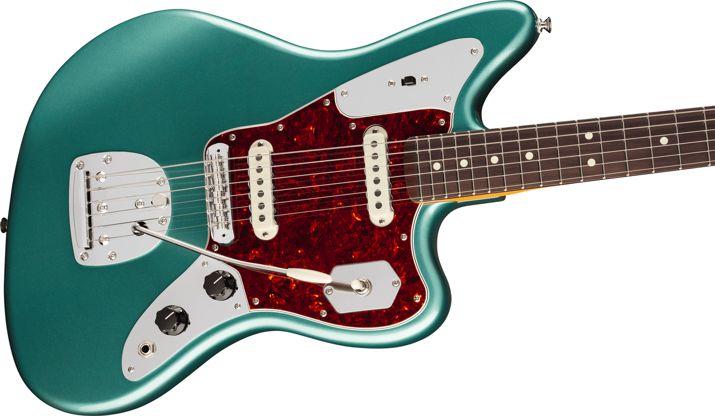 Fender American Professional Classic Jaguar®, Rosewood Fingerboard, Faded Sherwood Green Metallic 0114990374