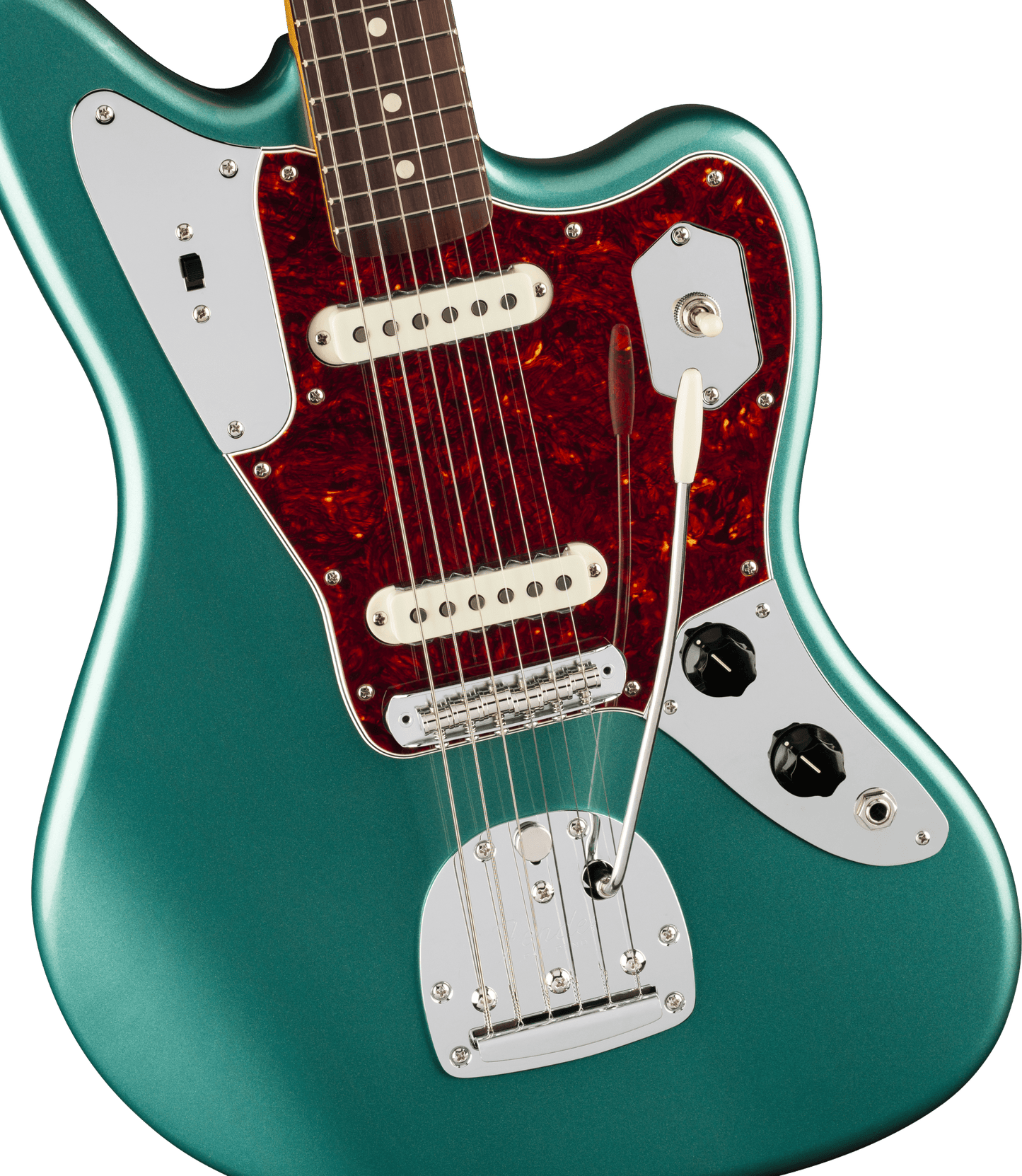 Fender American Professional Classic Jaguar®, Rosewood Fingerboard, Faded Sherwood Green Metallic 0114990374