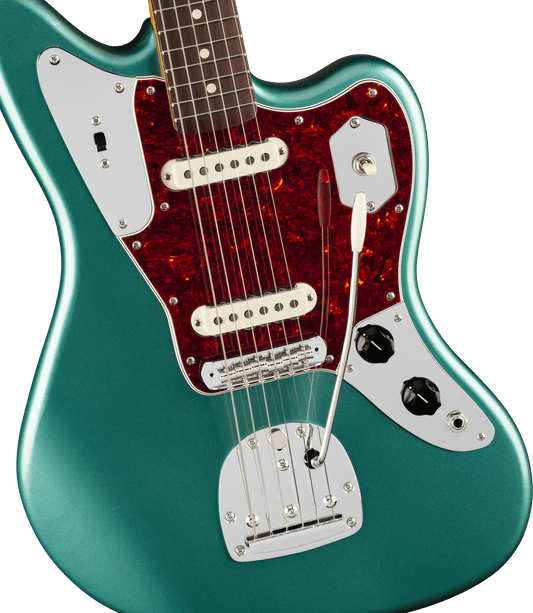 Fender American Professional Classic Jaguar®, Rosewood Fingerboard, Faded Sherwood Green Metallic 0114990374